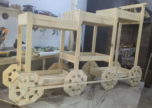 [Wood007] عربة عرض 3 *2